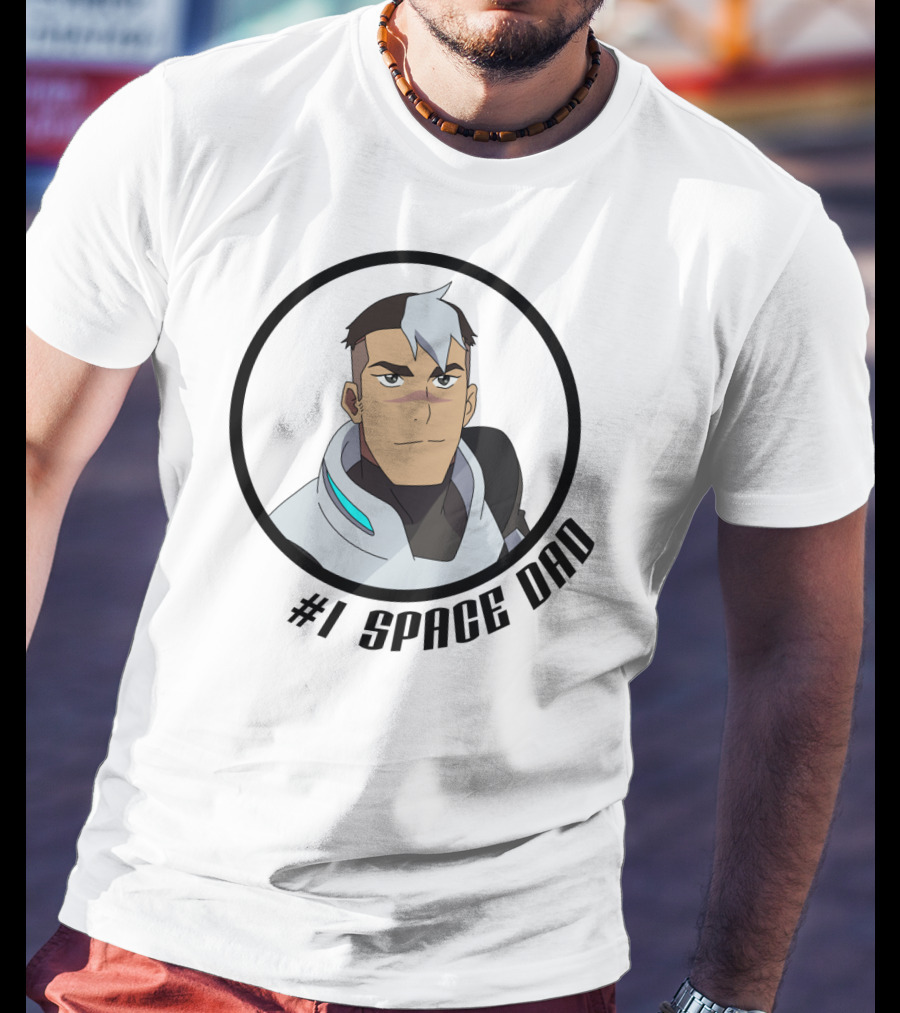 DreamWorks Voltron #1 Space Dad Shiro Character Crewneck99 T-Shirt