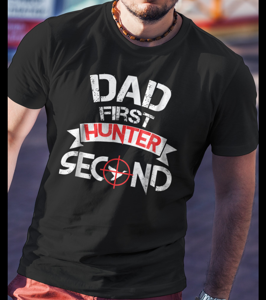 Dad First Hunter Second Duck Hunting Dad Idea15 T-Shirt