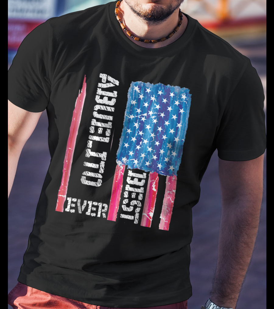 Best Abuelito Ever Distressed American Flag T-Shirt