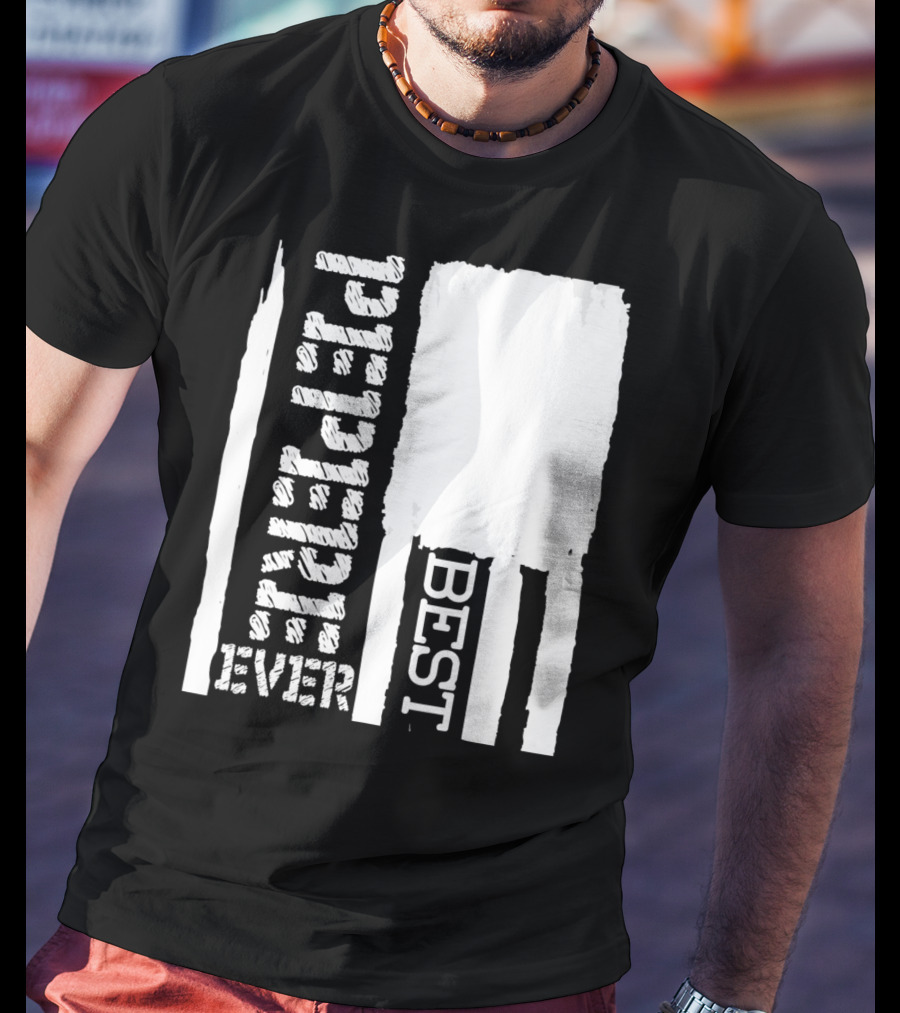 Best Pepere Ever Distressed Flag T-Shirt
