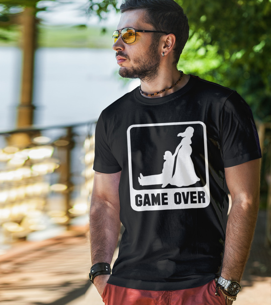 Game Over Wedding Humor T-Shirt