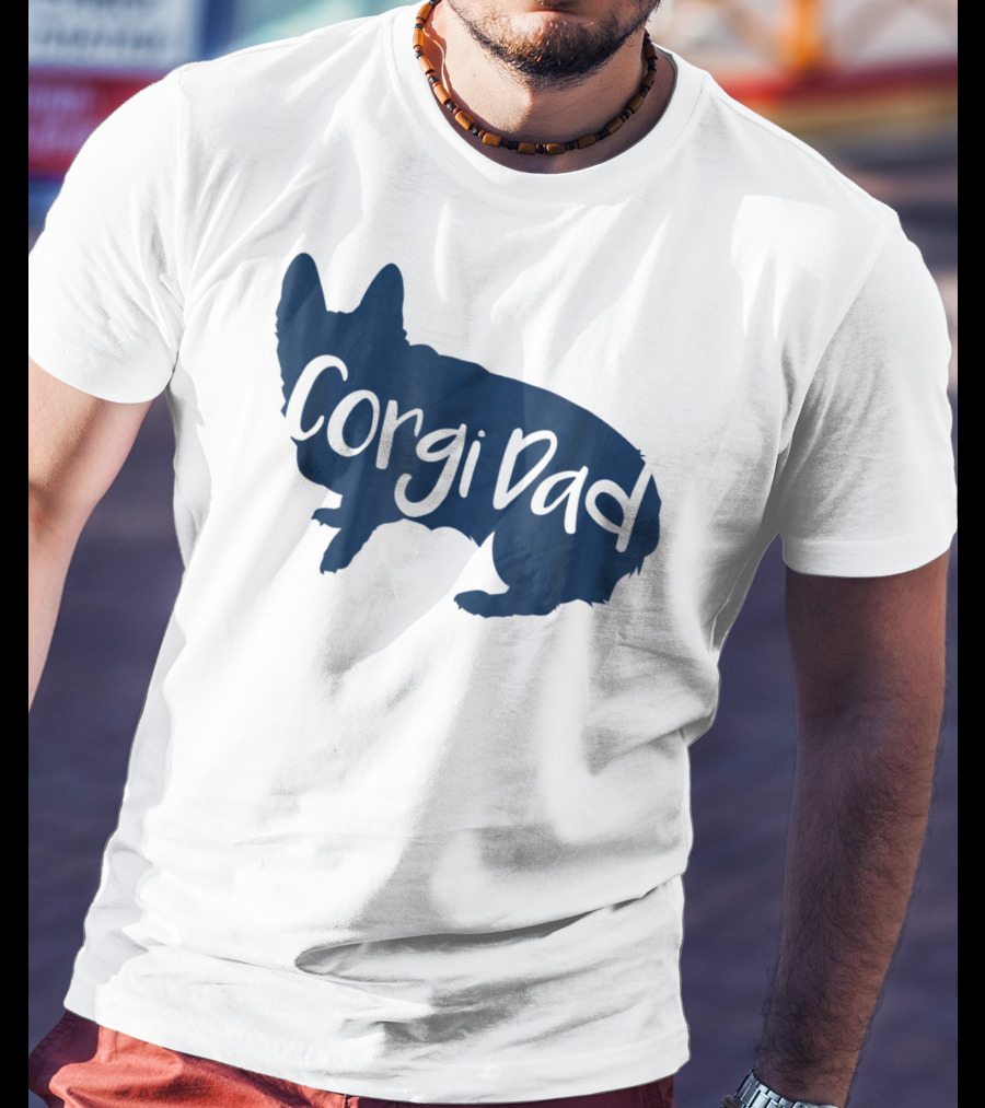 Corgi Dad CorgiLover Dog T-Shirt