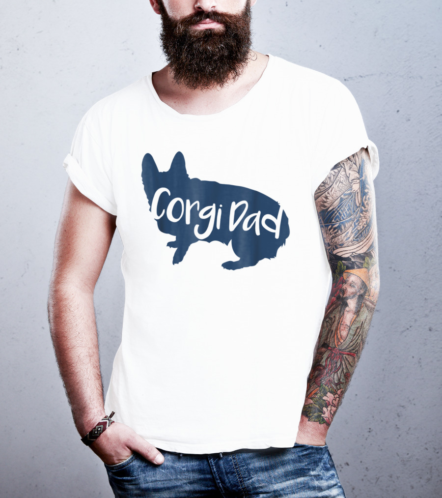 Corgi Dad CorgiLover Dog T-Shirt