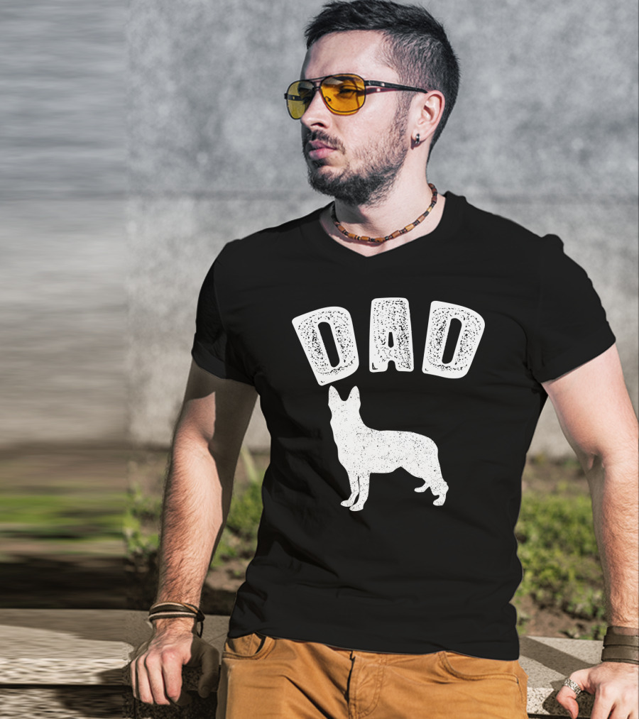 DAD GERMAN SHEPARD Matching Family T-Shirt