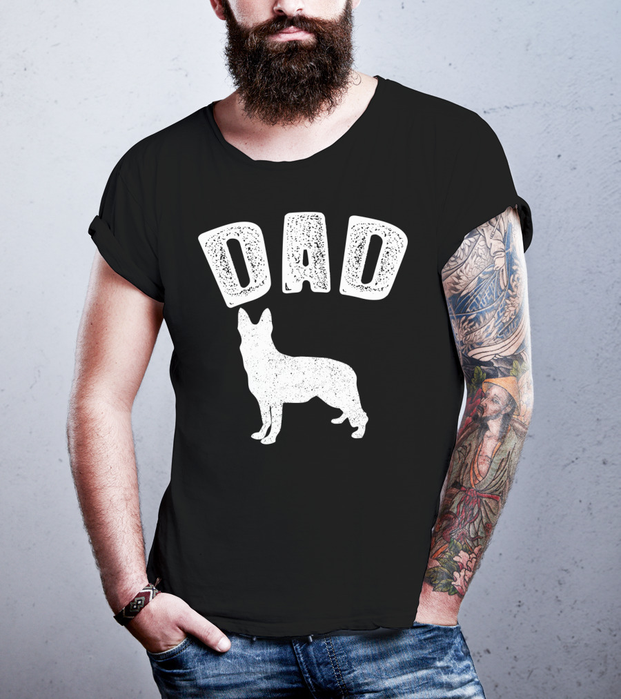 DAD GERMAN SHEPARD Matching Family T-Shirt