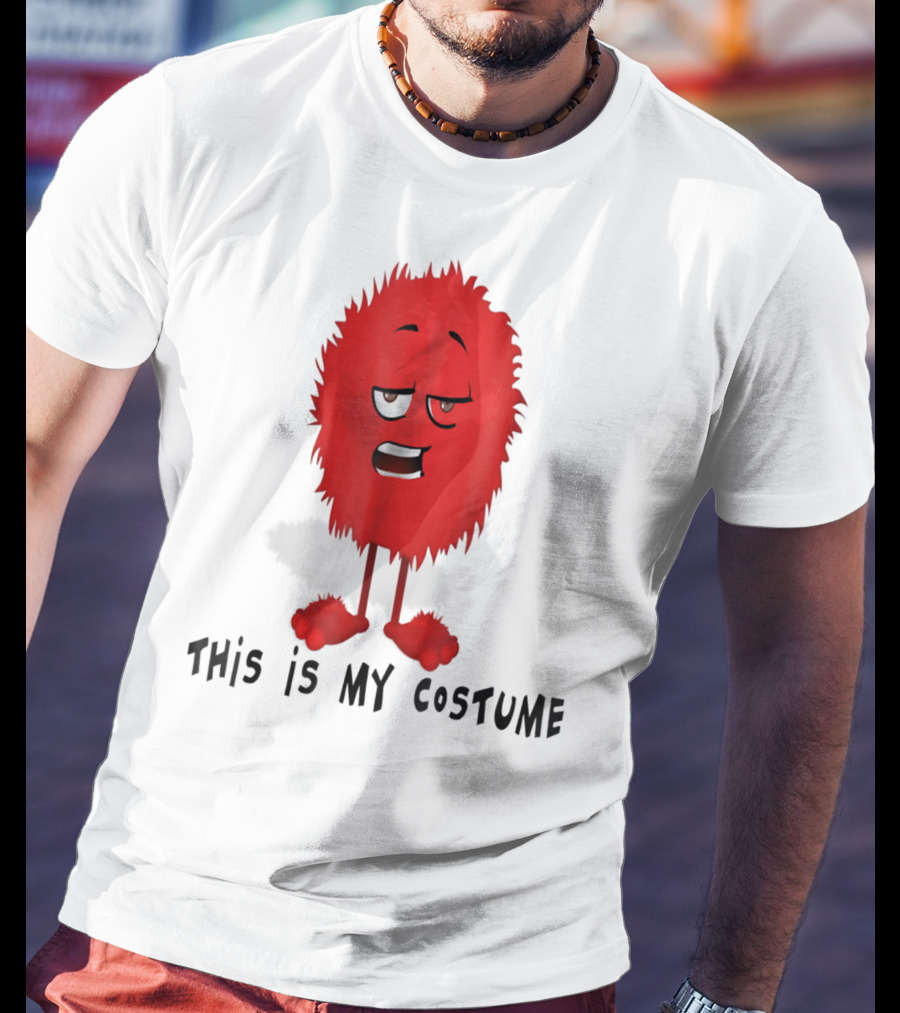 This Is My Costume Cute Halloween Monster Dad T-Shirt
