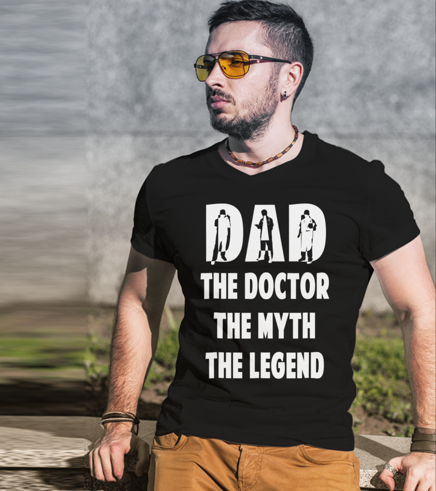 Dad The Doctor The Myth The Legend Iconic T-Shirt