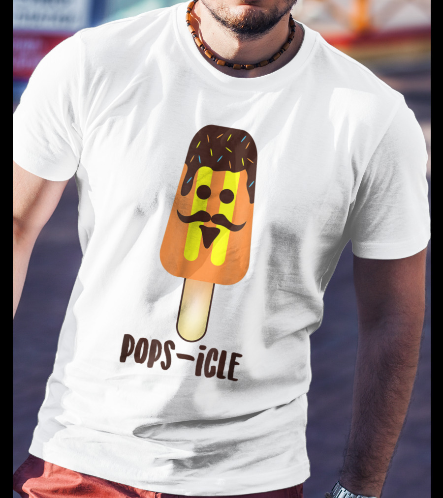 Dad Day Pops-icle Ice Pop Dy Papa54 T-Shirt