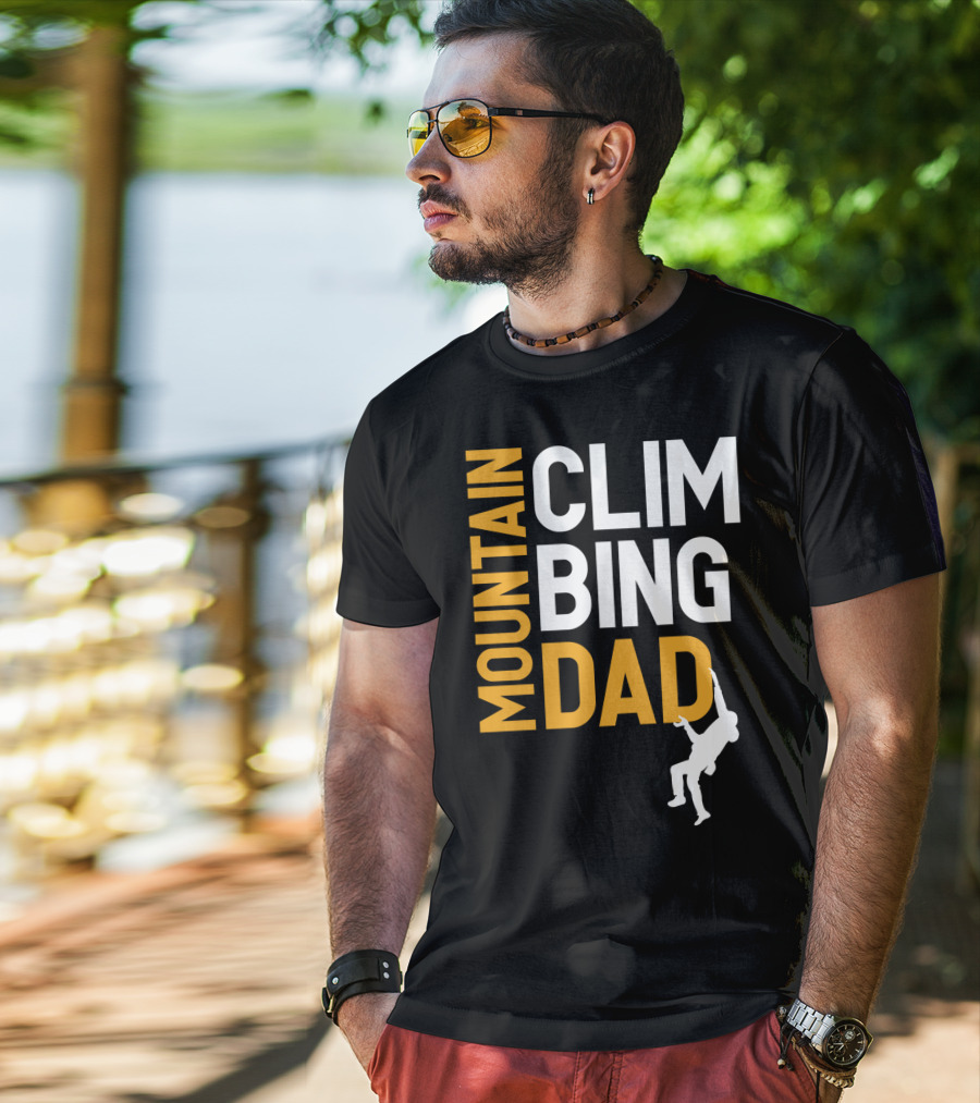 MOUNTAIN CLIMBING DAD T-Shirt