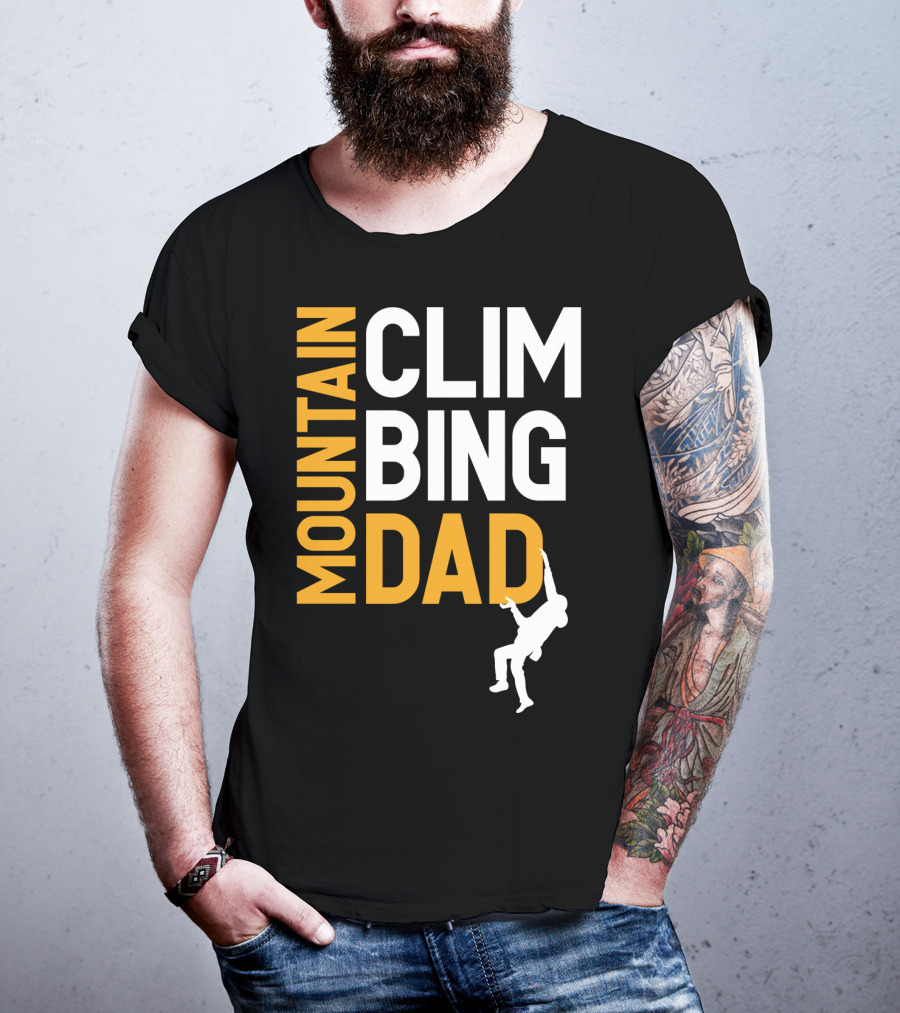 MOUNTAIN CLIMBING DAD T-Shirt