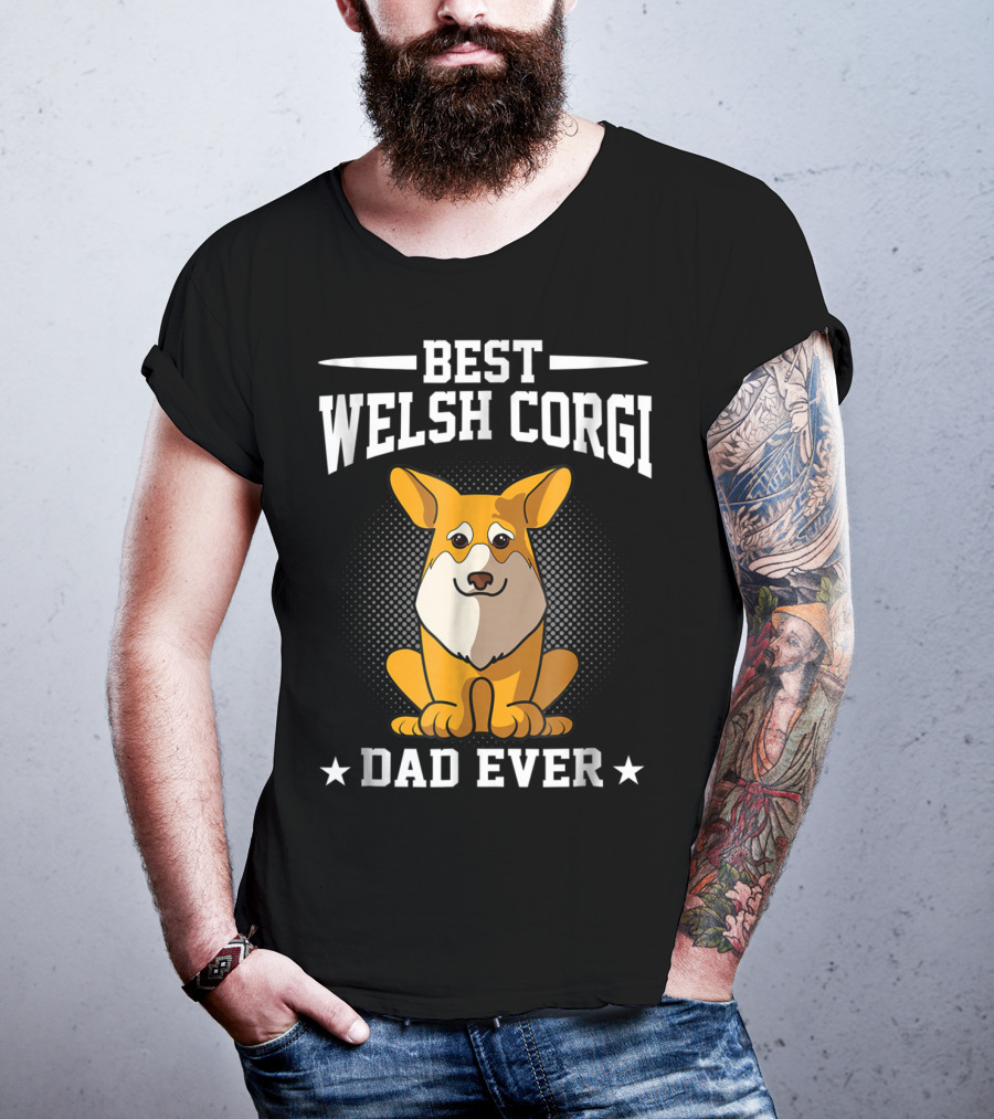 Best Welsh Corgi Dad Ever T-Shirt