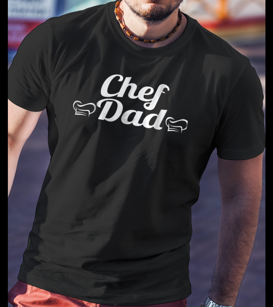 Chef Dad Funny Father Birthday 43 Dolphintee T-Shirt