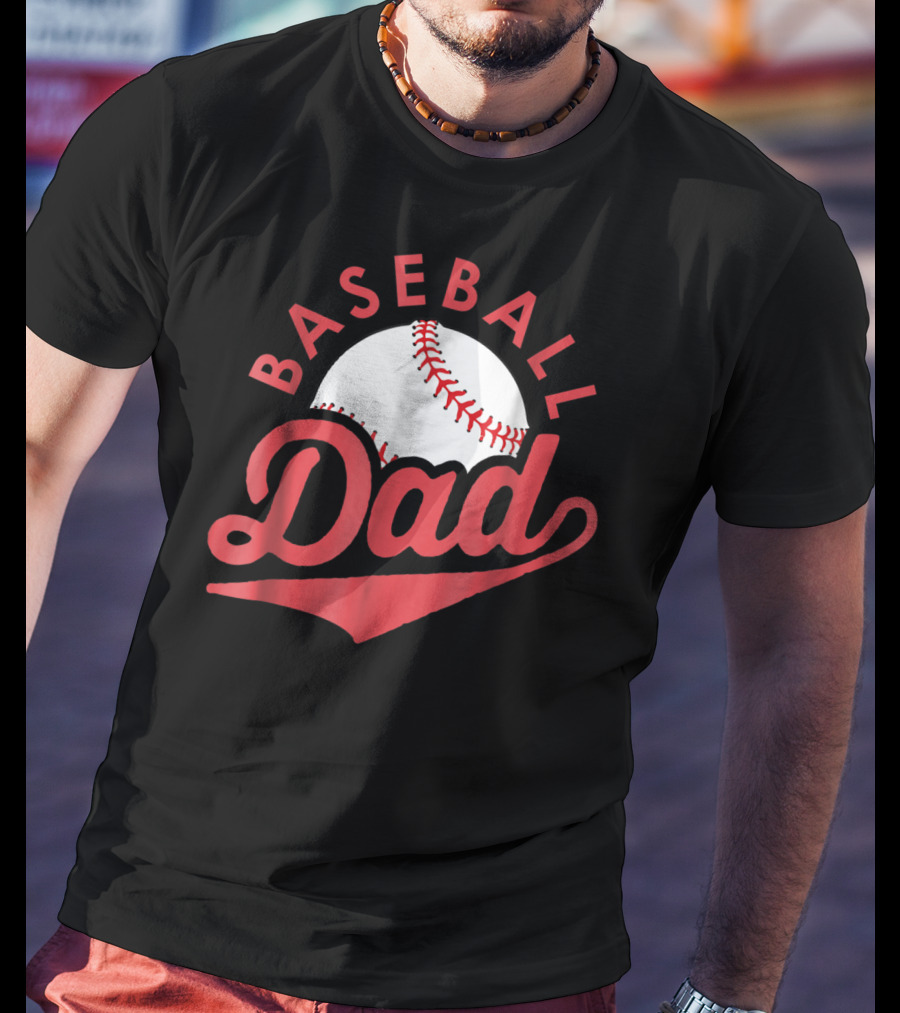 Baseball Dad Funny Softball T-Shirt