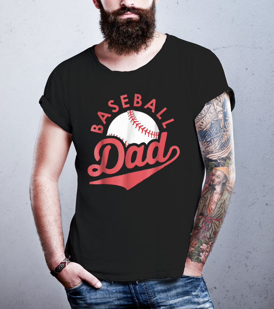Baseball Dad Funny Softball T-Shirt