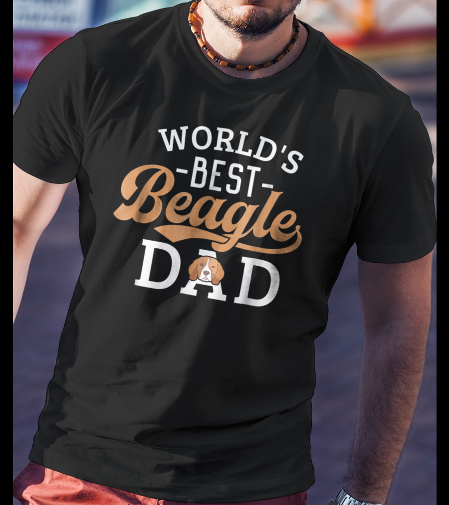 World's Best Beagle Dad T-Shirt
