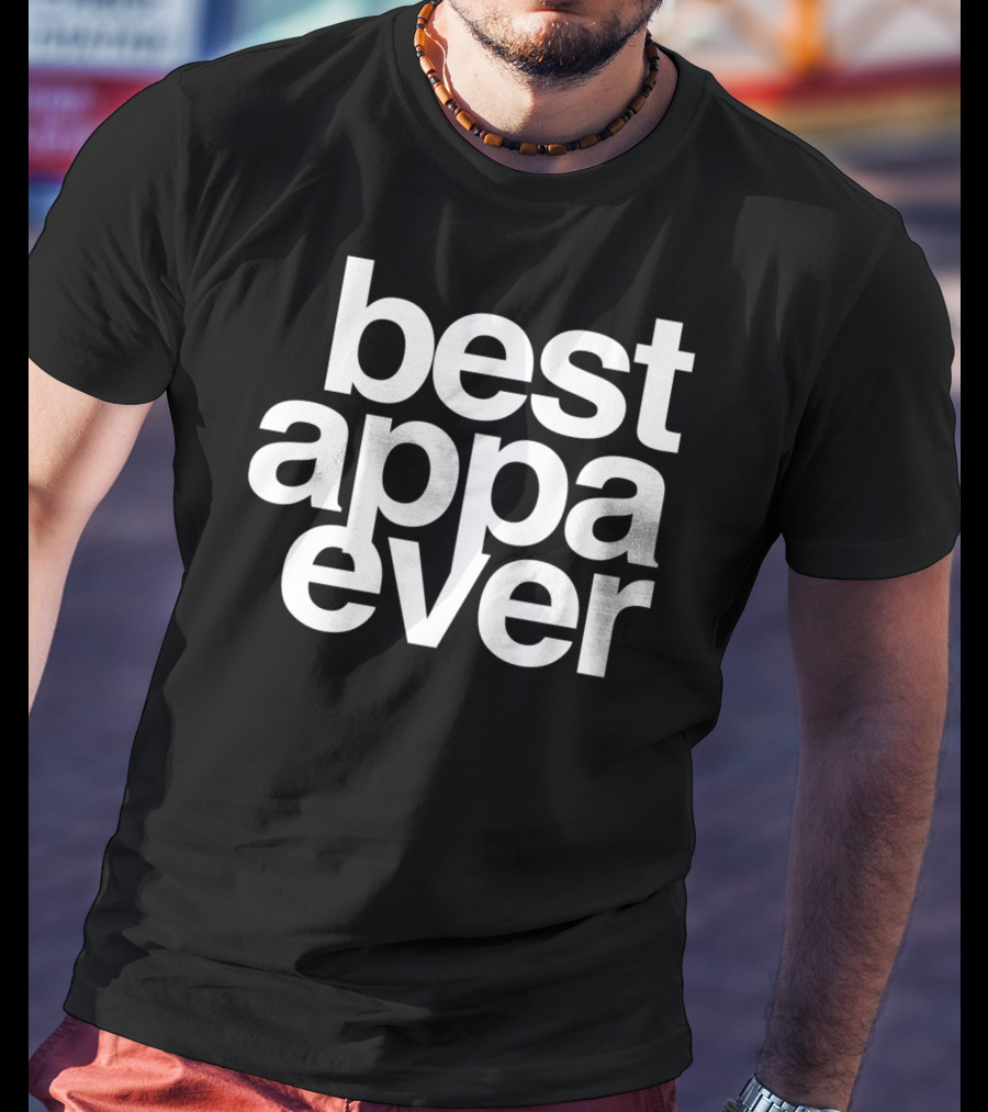 Best Appa Ever Korean Dad T-Shirt
