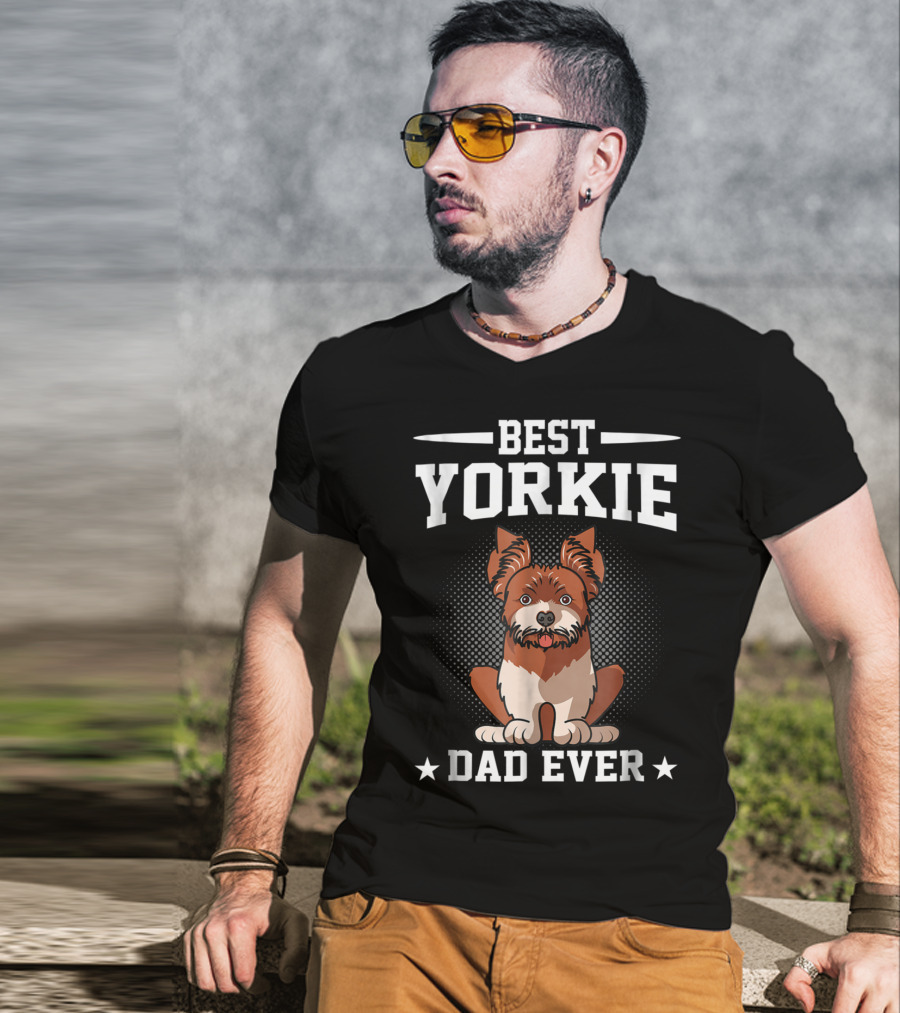 Best Yorkie Dad Ever T-Shirt