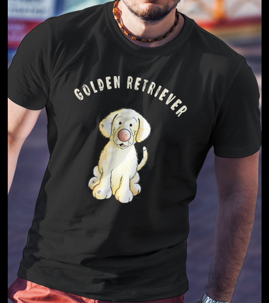 Golden Retriever Puppy For Dog Mom Or Dad T-Shirt
