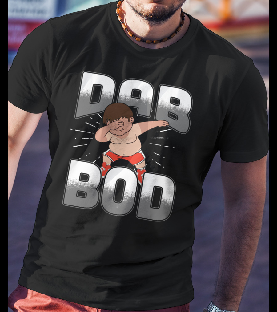 Dabbing Dad Bod Fun T-Shirt