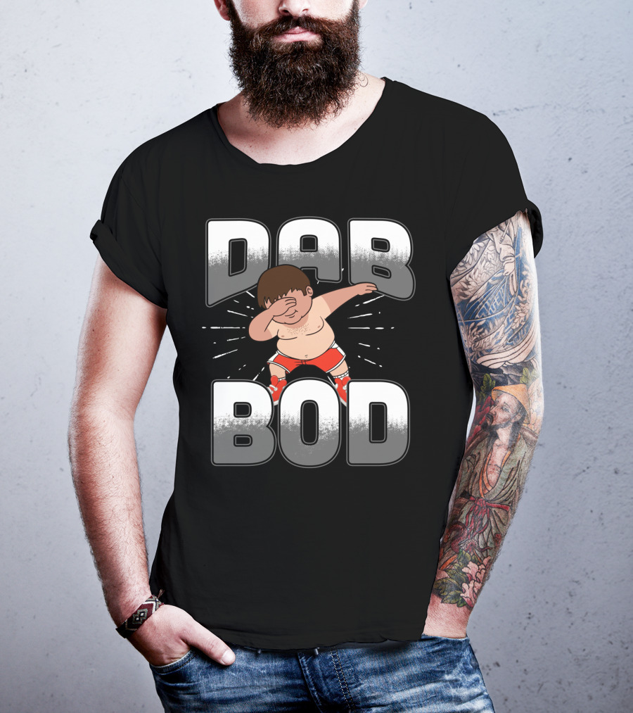 Dabbing Dad Bod Fun T-Shirt