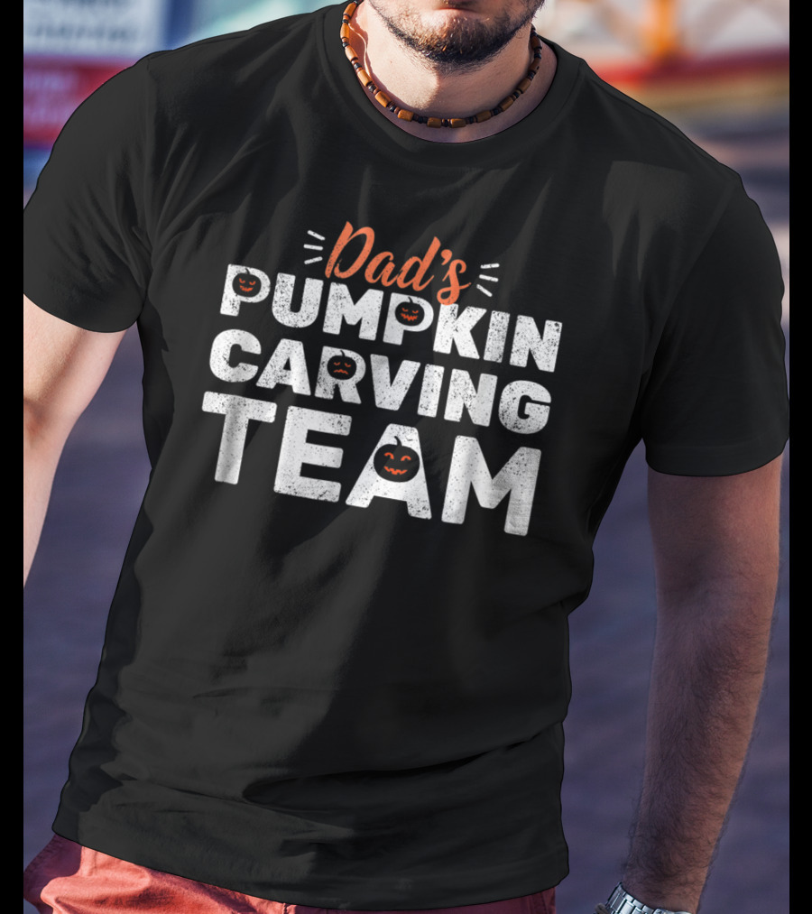 Dad's Pumpkin Carving Team T-Shirt