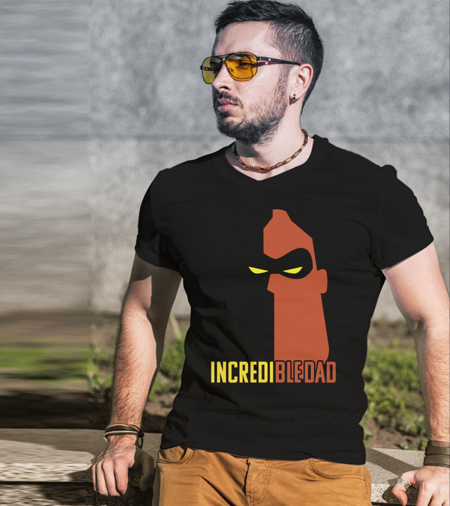 Disney Pixar Incredibles 2 IncrediBle Dad Hero Mask T-Shirt
