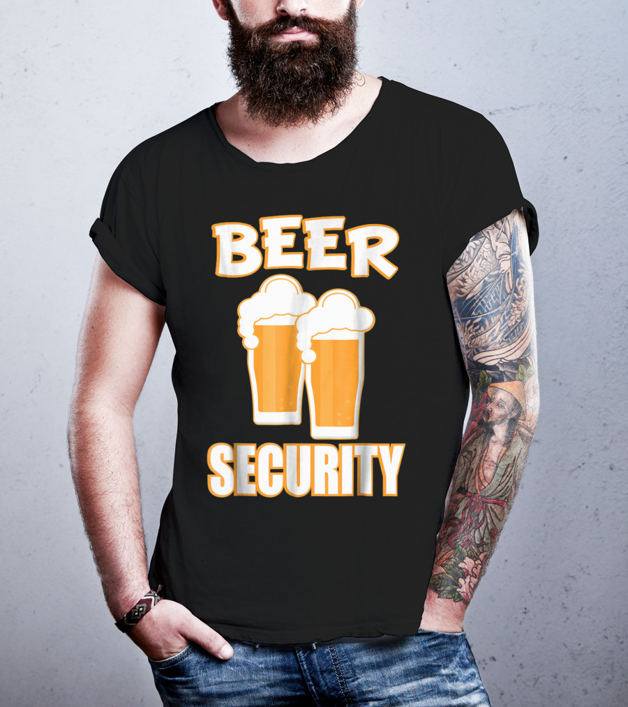 Beer Security Cool Dad T-Shirt