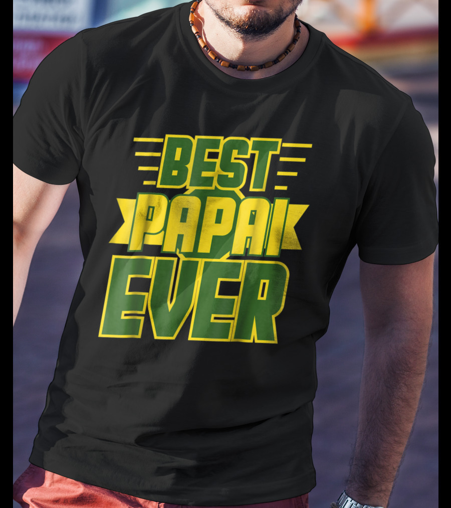Best Papai Ever Awesome Brazilian Dad Brazil T-Shirt