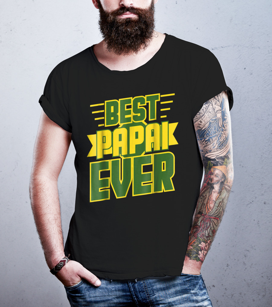 Best Papai Ever Awesome Brazilian Dad Brazil T-Shirt