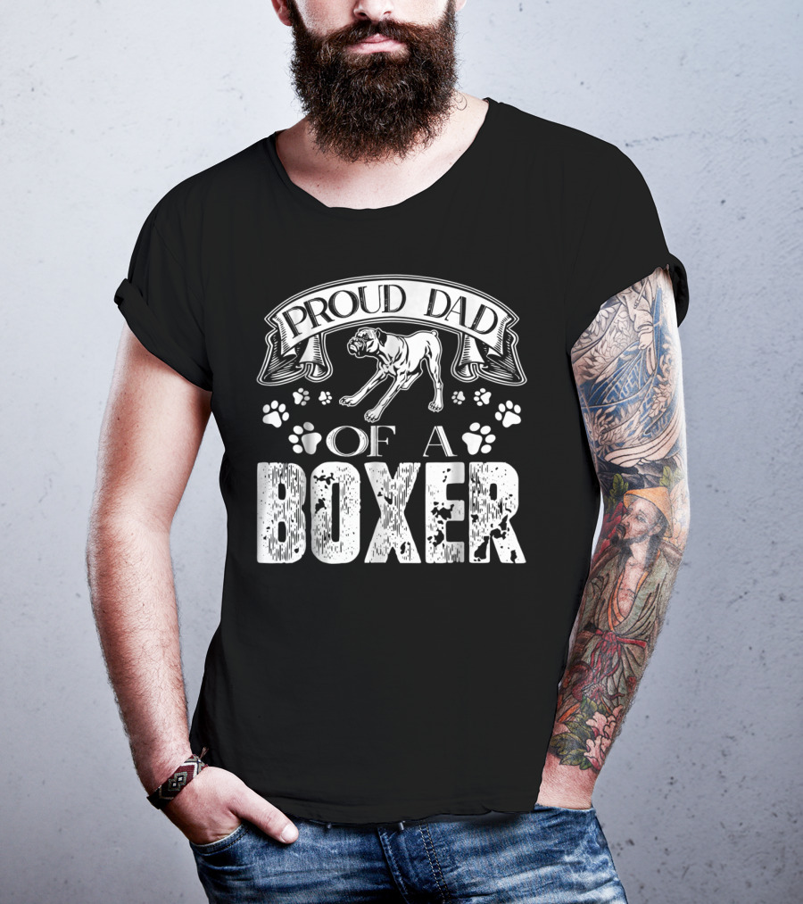 Proud Dad Of A Boxer T-Shirt