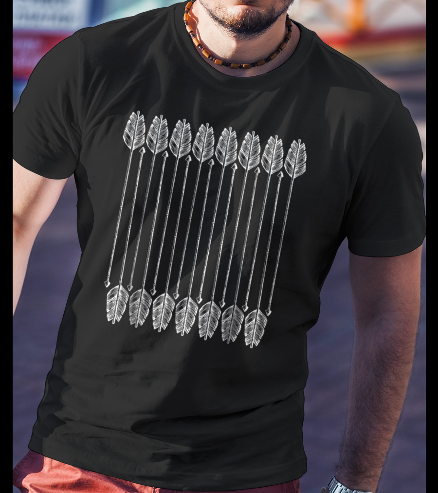 Archery Arrows Fishing Hunting Mom Dad Funny 14 T-Shirt