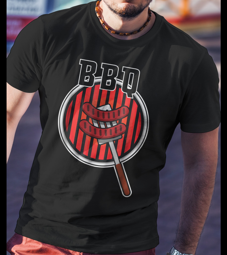 BBQ Master Hot Grilled Barbecue Hot Dogs Grill T-Shirt