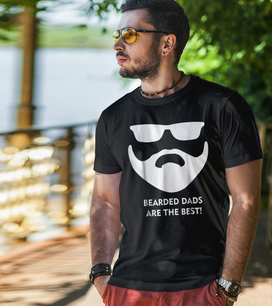 Bearded Dads Are The Best Dad Beard Beard Dad65 T-Shirt