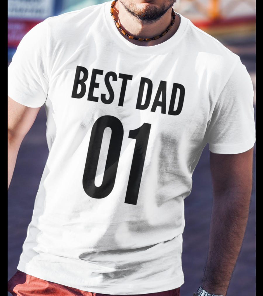 Best Dad 01 Number 1 Dad T-Shirt