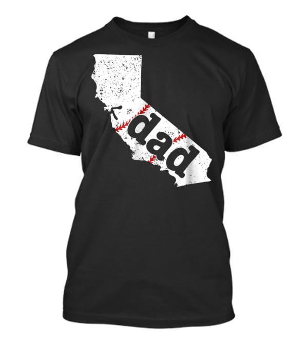 California Dad Baseball Softball Best T-Shirt
