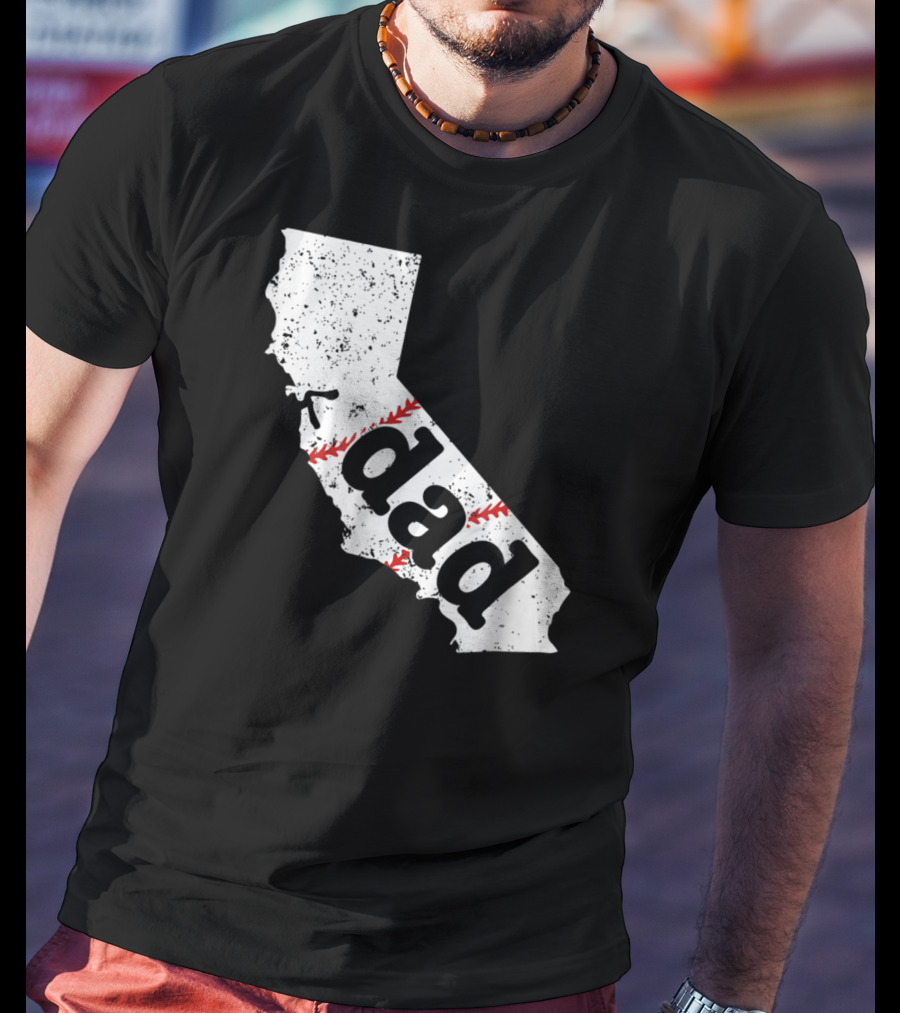 California Dad Baseball Softball Best T-Shirt