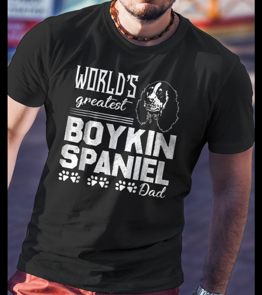 World's Greatest Boykin Spaniel Dad T-Shirt