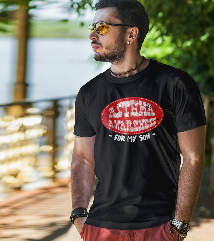 Asthma Awareness For My Son T-Shirt