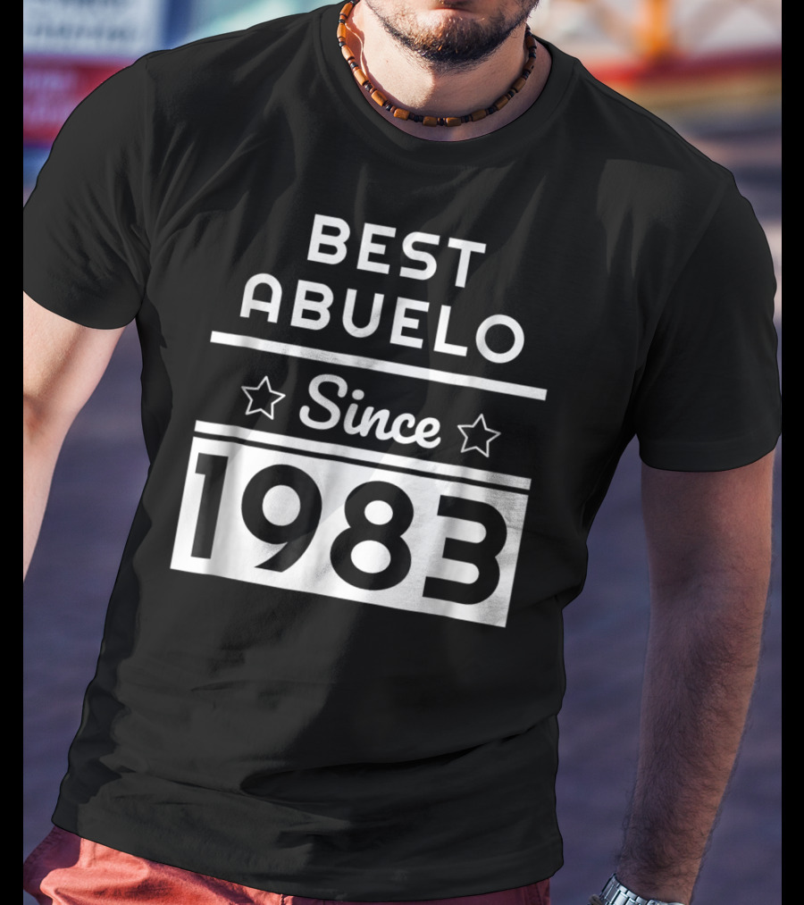 Best Abuelo Since 1983 Mexican Dad Birthday T-Shirt