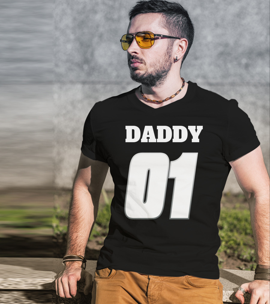 Daddy 01 Number One Dad T-Shirt