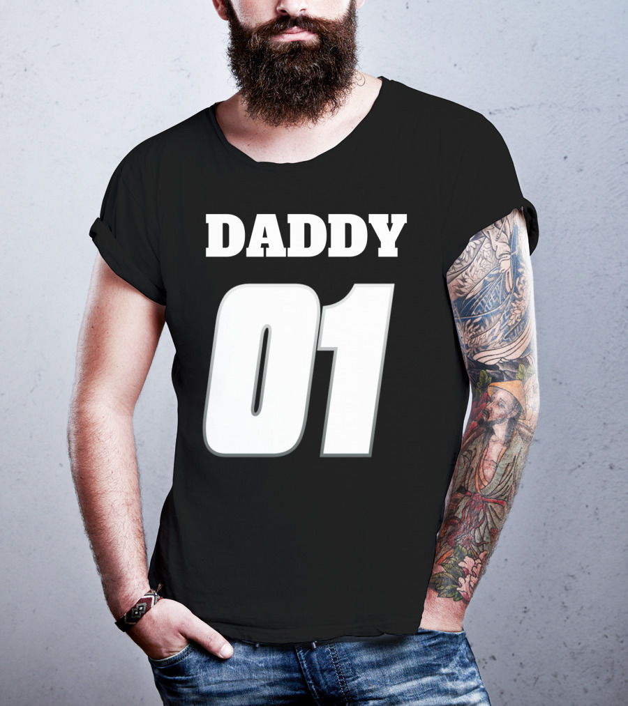 Daddy 01 Number One Dad T-Shirt