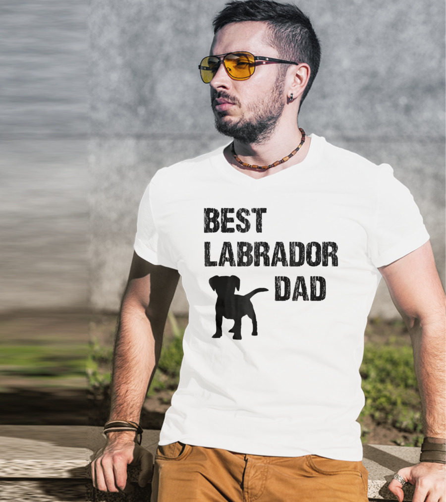 Best Labrador Dad T-Shirt