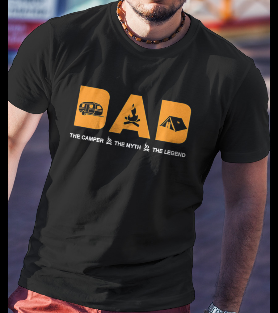 DAD The Camper The Myth The Legend T-Shirt