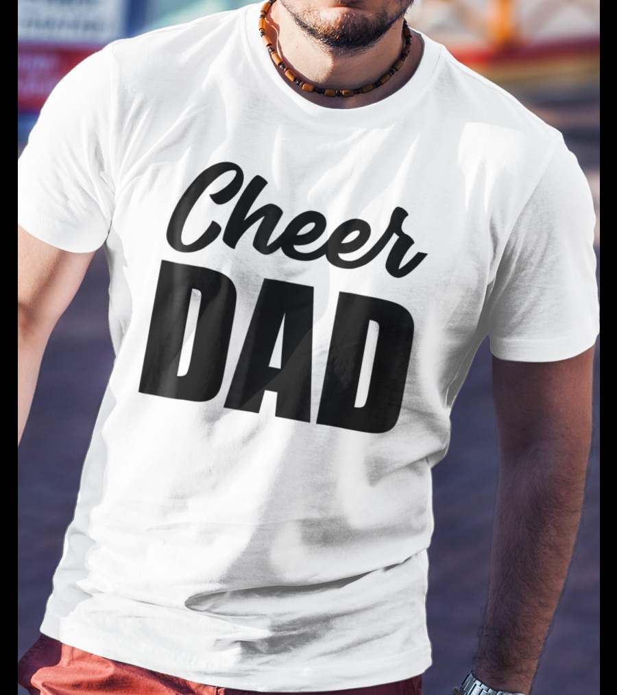 Cheerleading Cheer Dad Daddy T-Shirt