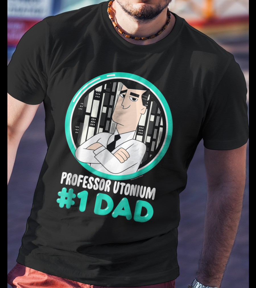 CN Powderpuff Girls Professor Utonium #1 Dad T-Shirt