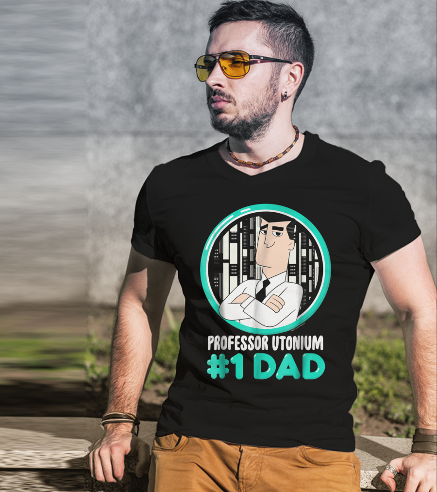 CN Powderpuff Girls Professor Utonium #1 Dad T-Shirt