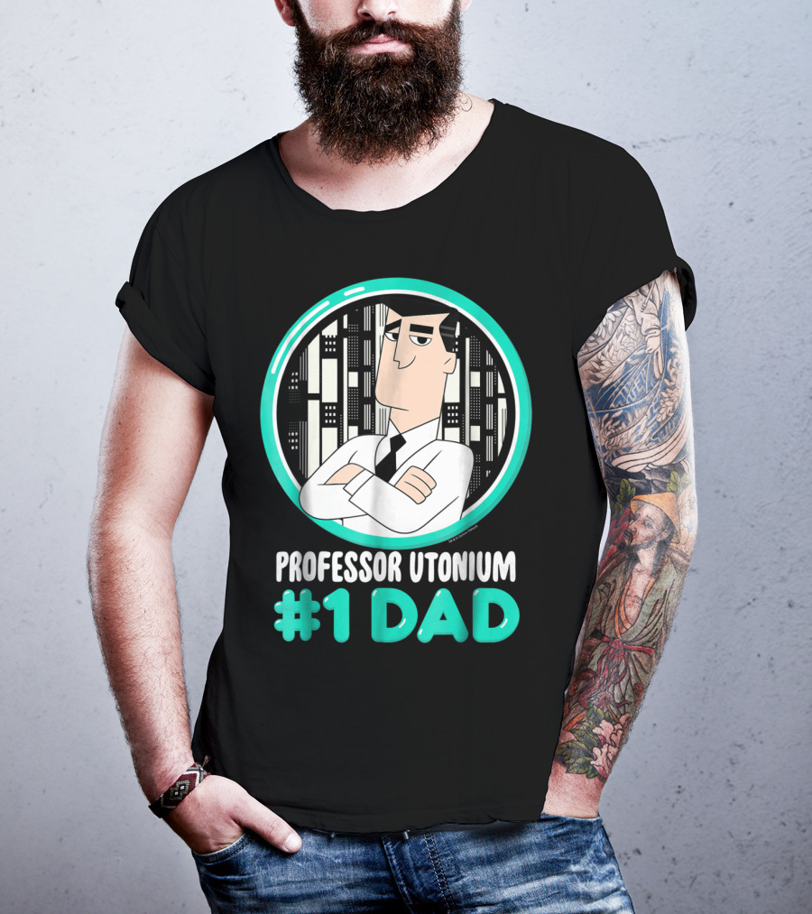 CN Powderpuff Girls Professor Utonium #1 Dad T-Shirt