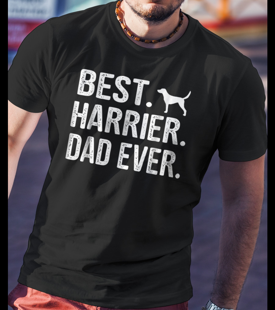 Best Harrier Dad Ever Dog T-Shirt