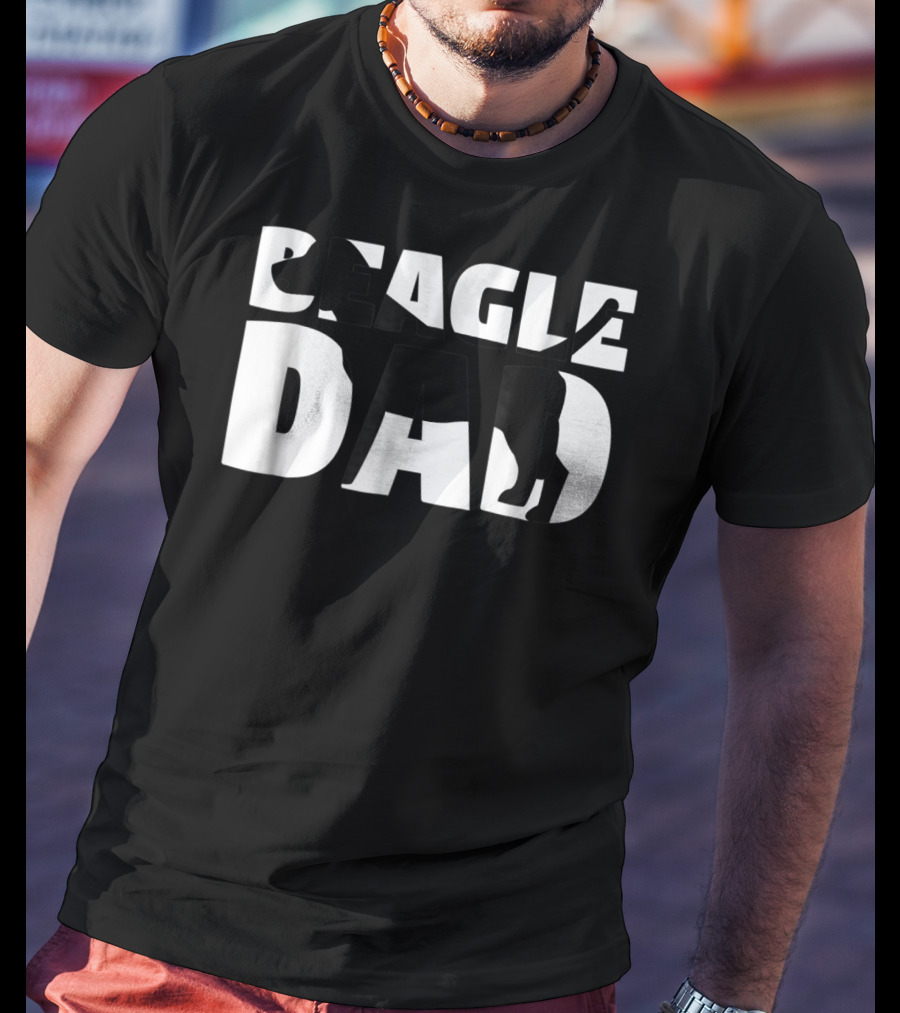 Beagle Dad Beagle Father Dog Dad T-Shirt