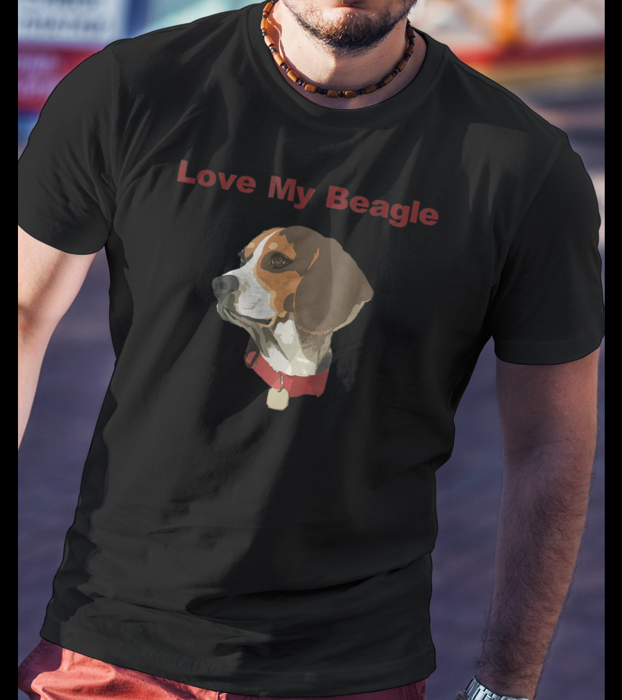 Love My Beagle Dog Mom Women Men The Beagles T-Shirt